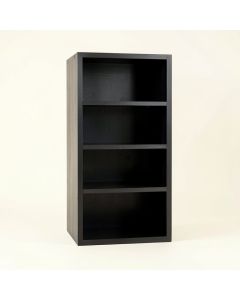 Lake Brook Narrow Cubby Tower - Black (synthetic illustration; no displayed measurements)