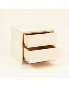 Holly Crest Small-Parts Storage Drawer Cabinet - Ivory (synthetic illustration; no displayed measurements)