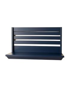 Clay Crest Wall-Mounted Entryway Organizer Shelf - Navy