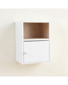 Field Dell Wall-Mounted Entry Cabinet - White (synthetic illustration; no displayed measurements)