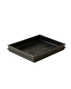 Laurel Dell Empty Under-Desk Cable Tray - Black (synthetic illustration; no displayed measurements)