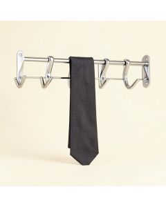 Evelots Tie , Belt , Scarf , Jewelry Rack-Hanger-Closet Organizer-Chrome-14 Hooks (synthetic illustration; no displayed measurements)