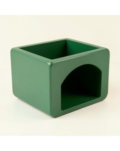 Pine Brook Empty Furniture-Style Litter Enclosure - Green (synthetic illustration; no displayed measurements)