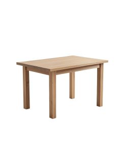 Studer Rubberwood Solid Wood Dining Table (synthetic illustration; no displayed measurements)