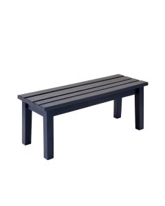 Ridge Edge Indoor Bench - Navy (synthetic illustration; no displayed measurements)