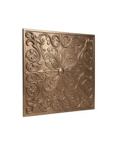 Luxuriant 12 '' X 16 '' Metal Decorative Mural Tile (synthetic illustration; no displayed measurements)