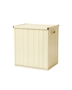 Cedar Crest Closed Outdoor Storage Box - Ivory