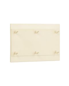 Meadow Crossing Empty Wall-Mounted Tool Organizer Panel - Ivory