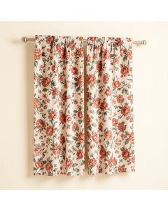 100 % Cotton Floral Room Darkening Thermal Rod Pocket Single Curtain Panel (synthetic illustration; no displayed measurements)