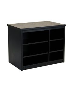 Olive Bridge Empty Countertop Canister Rack - Black