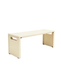 Linden Brook Narrow Outdoor Storage Bench - Ivory (synthetic illustration; no displayed measurements)