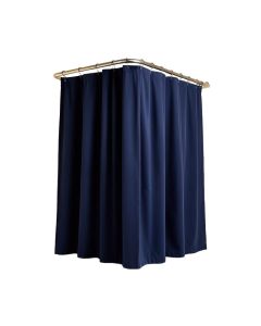 Ships Wheel Shower Curtain Set + Hooks (synthetic illustration; no displayed measurements)