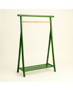 Hill Crest Empty Garment Rack - Green (synthetic illustration; no displayed measurements)