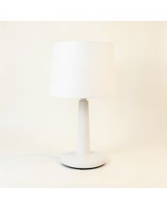 Fayzan 23 '' White Table Lamp (synthetic illustration; no displayed measurements)