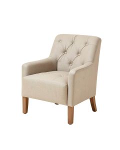 Dann Tufted Linen Upholstered Side Chair (synthetic illustration; no displayed measurements)