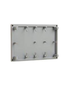 Cedar Dale Empty Wall-Mounted Tool Organizer Panel - Gray