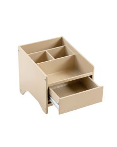 Meadow Bend Empty Coffee-Station Organizer - Beige (synthetic illustration; no displayed measurements)