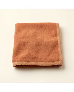 Vale Brook Bath Towel - Terracotta (synthetic illustration; no displayed measurements)