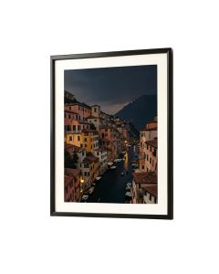 Dark Side Of Portovenere Framed Photographic Print (synthetic illustration; no displayed measurements)