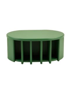Spruce Brook Shoe Storage Bench - Green (synthetic illustration; no displayed measurements)