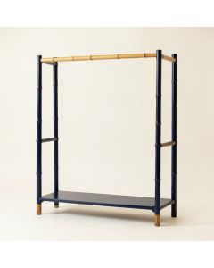 Willow Bluff Empty Garment Rack - Navy (synthetic illustration; no displayed measurements)