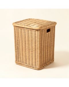 Wicker Laundry Hamper (synthetic illustration; no displayed measurements)