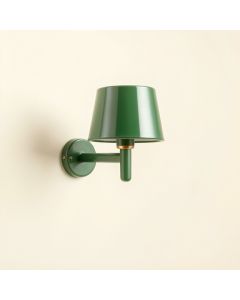 Cedar Arc Wall Sconce Mounted On A Plain Wall (synthetic illustration; no displayed measurements)