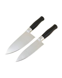 Ayesha Collection Japanese Steel 2 Piece Cooking Knife Set (synthetic illustration; no displayed measurements)
