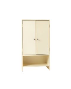 Reed Crest Wall-Mounted Laundry Cabinet - Ivory