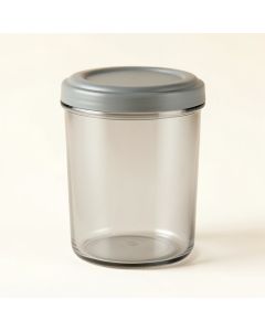 Hill Crest Storage Canister With Lid - Gray (synthetic illustration; no displayed measurements)