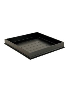 Holly Field Empty Under-Desk Cable Tray - Black (synthetic illustration; no displayed measurements)