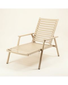 Clay Bridge Outdoor Lounge Chair - Beige (synthetic illustration; no displayed measurements)
