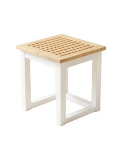 Harbor Crossing Compact Balcony Table - White