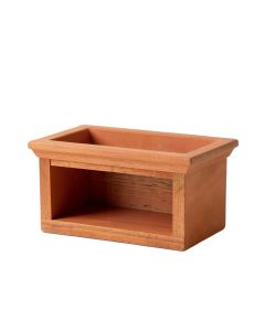 Cliff Branch Empty Raised Planter - Terracotta (synthetic illustration; no displayed measurements)