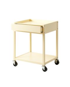 Aspen Dell Empty Rolling Workshop Cart - Cream (synthetic illustration; no displayed measurements)
