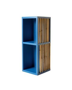 Olive Bridge Narrow Cubby Tower - Blue (synthetic illustration; no displayed measurements)