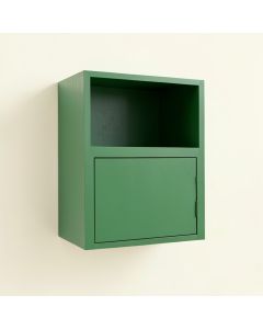Sage Branch Wall-Mounted Entry Cabinet - Green (synthetic illustration; no displayed measurements)