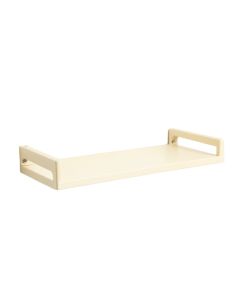 Flint Bridge Wall-Mounted Shelf - Ivory