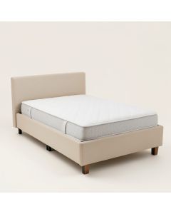 Full/Double Upholstered Low Profile Sleigh Bed (synthetic illustration; no displayed measurements)