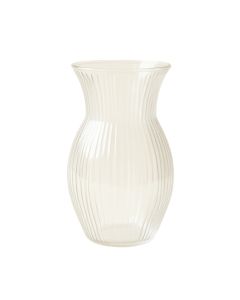 Vale Arc Empty Decorative Vase - White