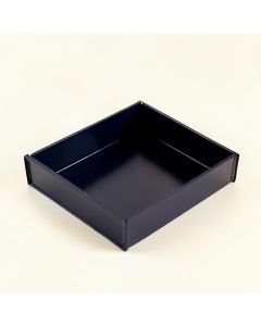 Shore Crest Empty Under-Desk Cable Tray - Navy (synthetic illustration; no displayed measurements)