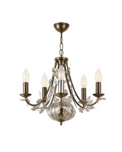 Hankinson 5 - Light Unique/Statement Globe Chandelier (synthetic illustration; no displayed measurements)