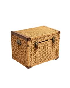 Madewell Rattan Coffee Table With Storage (synthetic illustration; no displayed measurements)
