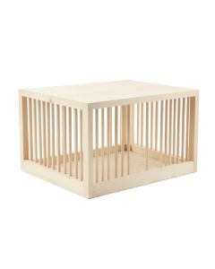 Brook Dale Empty Furniture-Style Pet Crate - Ivory (synthetic illustration; no displayed measurements)