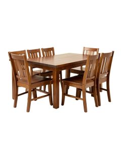 Villani 5 - Piece Drop Leaf Solid Wood Dining Set