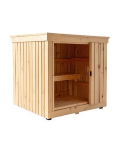 Audra 4 Person Traditional Steam Sauna In Cedar