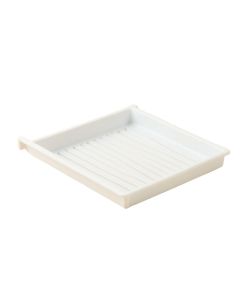 Juniper Field Empty Under-Desk Cable Tray - White (synthetic illustration; no displayed measurements)