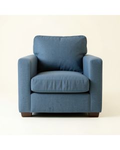 Glen Crest Upholstered Armchair - Blue (synthetic illustration; no displayed measurements)