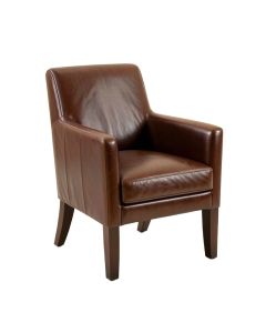 Howe Genuine Leather Upholstered Dining Chair (synthetic illustration; no displayed measurements)