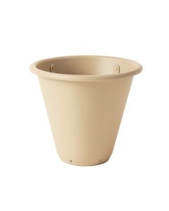 Sage Crossing Empty Railing Planter With Integral Brackets - Beige (synthetic illustration; no displayed measurements)